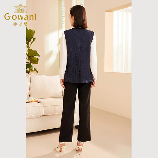 乔万尼秋冬新品百搭修身马甲ET3H782 商品图4