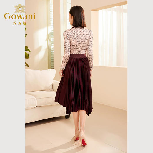 乔万尼秋冬新品原创设计双G图案显瘦衬衫ET3C747 商品图4