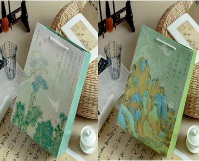 QT-125 品茶/千里江山手提袋 商品图0