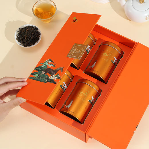 八马茶业 | 武夷特级金骏眉红茶爱上茶礼盒装送礼240g 商品图5