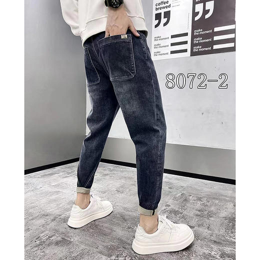时尚休闲牛仔长裤HZJ   FLW-3HA7FS8072【8072-2】 商品图1