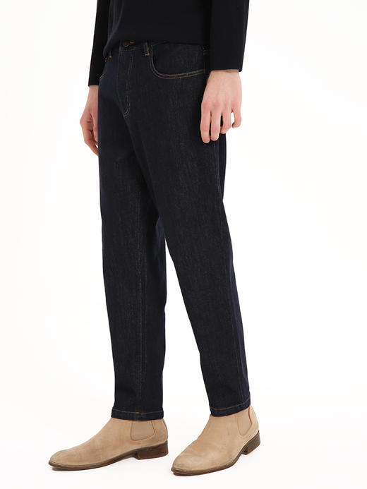 callisto紫调银河蓝弹力棉牛仔裤 FSJPW002Y BL 商品图0