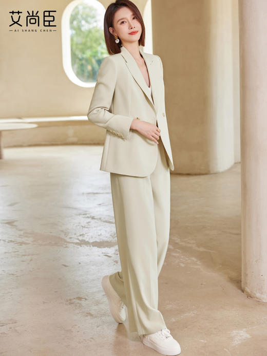 休闲西装套装主持人面试职业正装初秋2023新款干练气质女装 商品图4