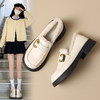 ZHR棉鞋2023秋冬季新款时尚户外乐福鞋女休闲百搭加厚简约棉鞋女 商品缩略图4
