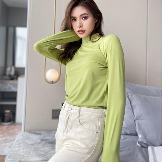 【2023新款面膜打底衣】秋季长袖肌底衣轻薄保暖显瘦显胸大 柔软耐磨 抗静电起球 时尚好搭配 商品图1