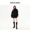 lost in echo设计师品牌时尚多口袋长毛环保皮草宽松直筒拼接外套 商品缩略图4