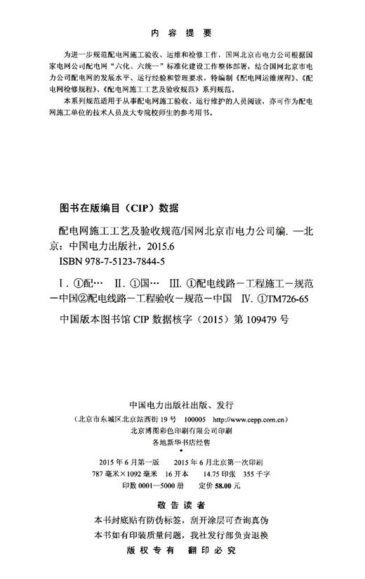 配电网施工工艺及验收规范 商品图2