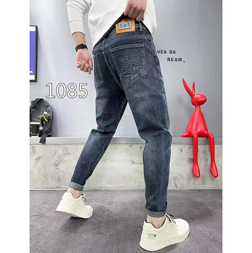 时尚休闲牛仔长裤HZJ   FLW-3HA7FS1085【1085】 商品图2