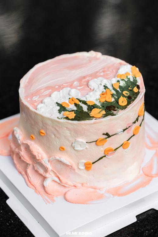 春日浪漫·油画风刮花蛋糕 | 昔果 商品图1
