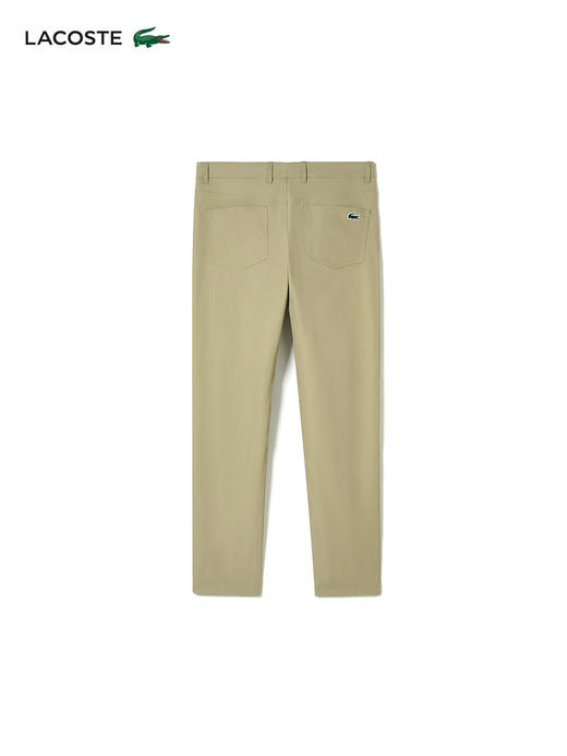 【海南专供价】Lacoste法国鳄鱼男士新款简约通勤驼色休闲裤长裤HH0922-98 商品图4