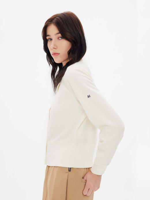 AIGLE艾高新品户外保暖柔软舒适时尚开襟圆领抓绒衣女AA62 商品图5