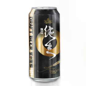 【促】珠江啤酒9度1997纯生500ml/罐（18100087）