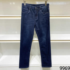 商务休闲抓绒牛仔长裤XDL#B   FLW-3HC0GLT9969【9969】