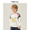 【清仓捡漏】【80 100 140】【MQDmini】男童春秋卫衣中小童撞色拼接卡通印花圆领上衣MQDMINI童装 商品缩略图2