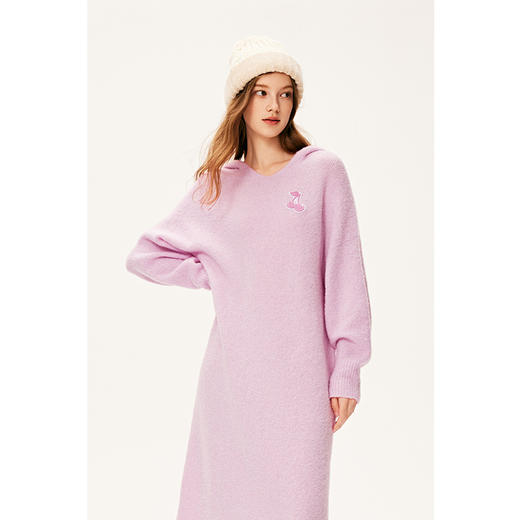 【严选】诗凡黎秋宽松连帽连衣裙SE9190351 商品图2