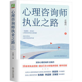 官网 心理咨询师执业之路 庄晓丹 成长中的心理咨询师丛书 心理咨询职业书籍