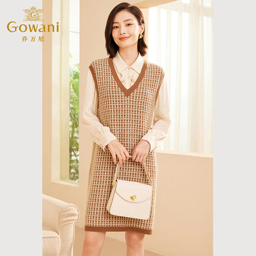 乔万尼秋冬马甲背心毛针织衫ET3M766 商品图1