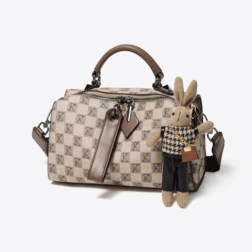 Safiya/索菲娅2023新款小兔挂件单肩包女士斜挎包女包SF900358Y 商品图3