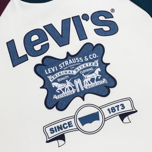 LEVIS 冬 大童小童婴童 儿童童装长袖T恤 LVB-AG-J678 商品图3