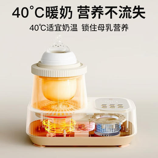 韩国 小白熊 暖奶摇奶一体机 商品图2