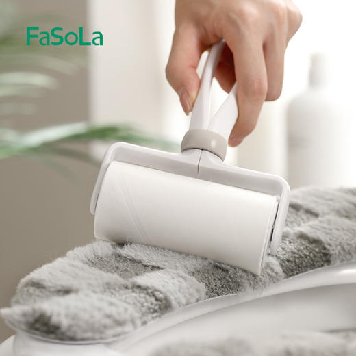 FaSoLa马桶垫家用加厚加绒冬季通用坐便器套粘贴式可水洗马桶坐垫 商品图5