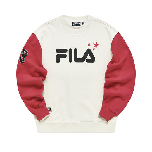 平台补贴（C）FILA/斐乐 女子潮流运动休闲宽松套头卫衣 T11W245207FBG 商品图1