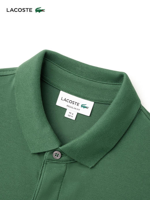 【海南专供价】Lacoste法国鳄鱼男士新款经典商务纯色长袖POLO衫PH6248-98 商品图4