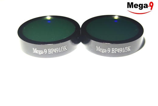 BP491/03K OD4@200-800 T>80% Φ25.4*6 带通滤光片 （带套圈） 商品图0