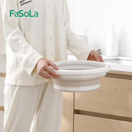 FaSoLa可折叠水桶加厚手提家用大容量便携式户外旅游学生宿舍桶盆 商品图6