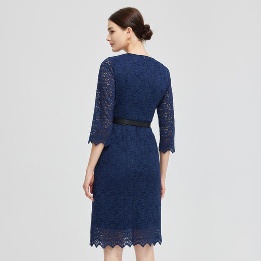 NG830斯尔丽2023秋季新款时尚通勤减龄小香风感连衣裙 商品图1