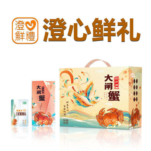 【礼券】阳澄联合大闸蟹礼券螃蟹券中秋礼盒礼品卡海鲜水产 商品图1
