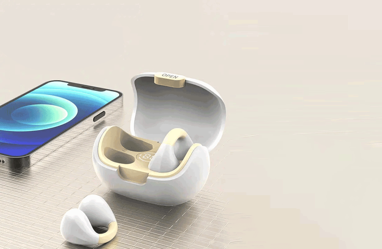  黑科技耳机出现！不伤耳朵还能当耳夹，狂甩不掉颜值还高！ 