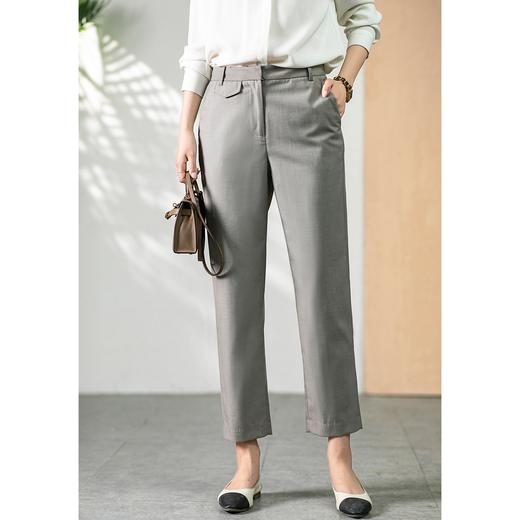 【现货7天】休闲裤女九分裤新款直筒裤2023夏季韩版气质百搭显瘦裤子 商品图1