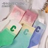 【家居百货】【韩系⁡多巴胺彩虹色大C字母袜中筒袜】整整10双⁧，简直是秋冬穿搭的天花 商品缩略图2