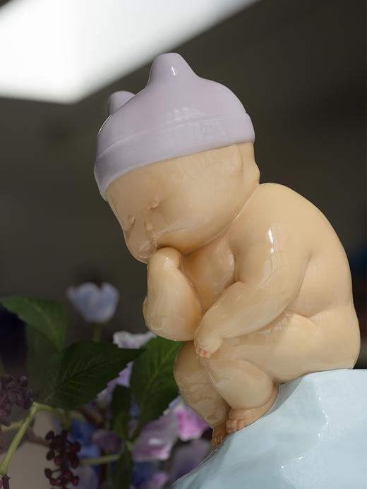 稀奇艺术瞿广慈人物雕塑《小小思想者》桌面摆件艺术品礼物 商品图4