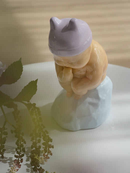 稀奇艺术瞿广慈人物雕塑《小小思想者》桌面摆件艺术品礼物 商品图1