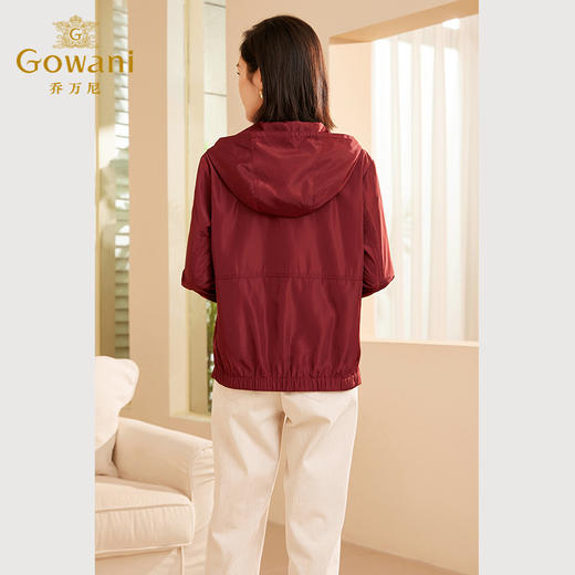 Gowani乔万尼商场同款秋冬新品短外套连帽两色可选ET3B655 商品图3