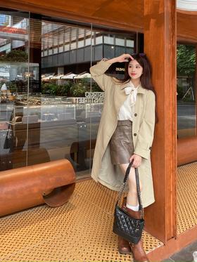 秋日气质小姐姐上线，爱惨了这件#慵懒风衣