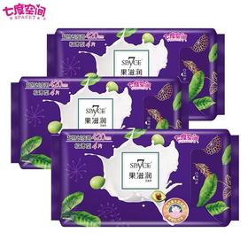七度空间SPACE7果滋润极薄棉柔超长夜用卫生巾240mm*4片