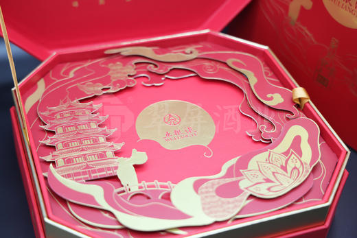 2023年中秋专卖店金装五粮液礼盒(50mlx2） 商品图7