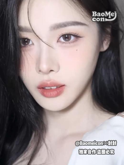 BAOMEICON·年抛   清纯柔粉  14.0  <封封同款> 很适合淡颜的温柔开学妆容！初秋的暖调柔粉色，太有少女感了！！韩产0-800度<一副两片> 商品图2