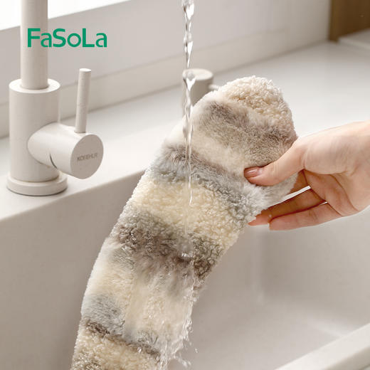 FaSoLa马桶垫坐垫家用加厚毛绒四季通用可水洗马桶圈坐便垫粘贴式 商品图8