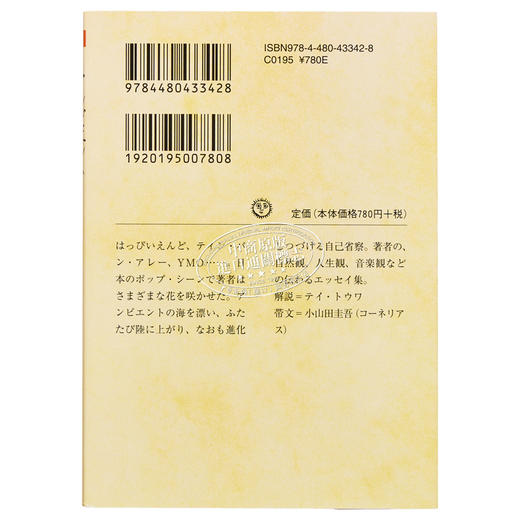【中商原版】氛围驾驶员 细野晴臣随笔集 日文原版 アンビエントドライヴァー 商品图1