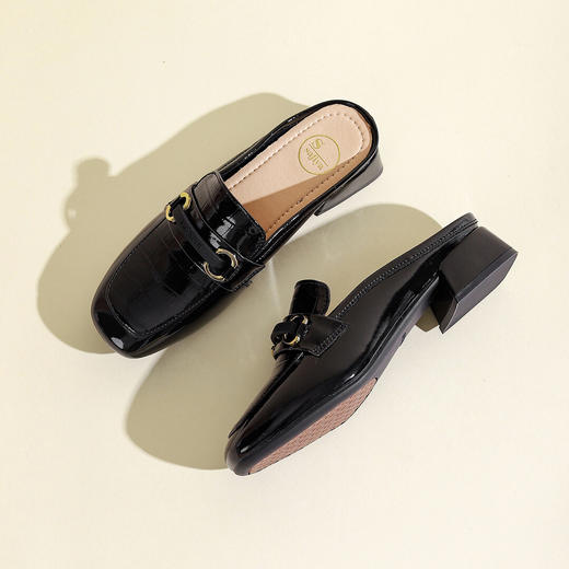 品质好货| Safiya索菲娅2023新款复古穆勒凉拖半拖鞋 SF31115743 商品图10