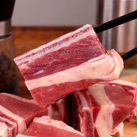 临泉农户散养山羊肉胸排现杀羊胸排整切 商品图2