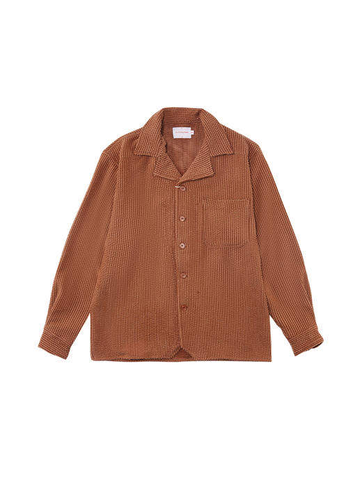 OADB/A14413A003/两面穿灯芯绒古巴领衬衫 商品图4