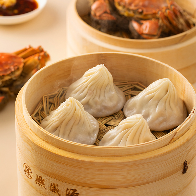 【12点前订单当日发货，12点后订单次日发货】蟹粉小笼+酱排骨+青青包