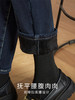 【专属特价】熙世界原色加绒加厚牛仔裤女2025秋冬新款高腰显瘦抓毛保暖直筒裤 商品缩略图2