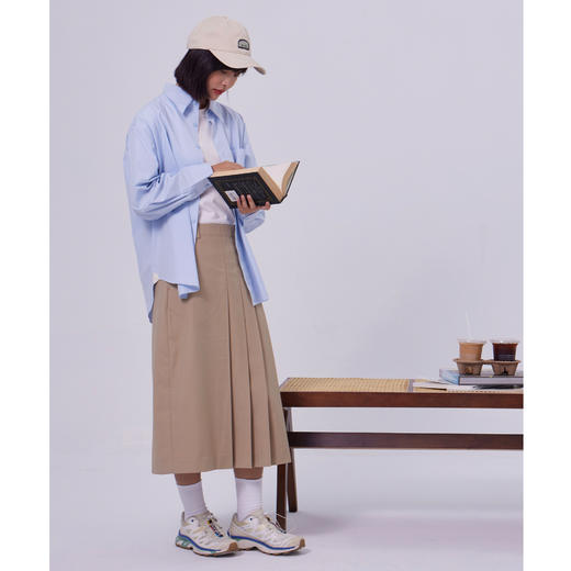 OADB/A31470A002/百褶裙复古半身裙 商品图2