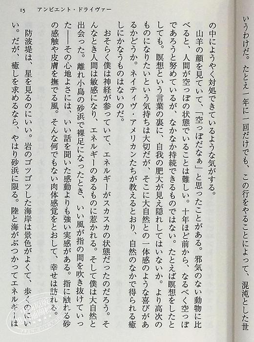 【中商原版】氛围驾驶员 细野晴臣随笔集 日文原版 アンビエントドライヴァー 商品图4
